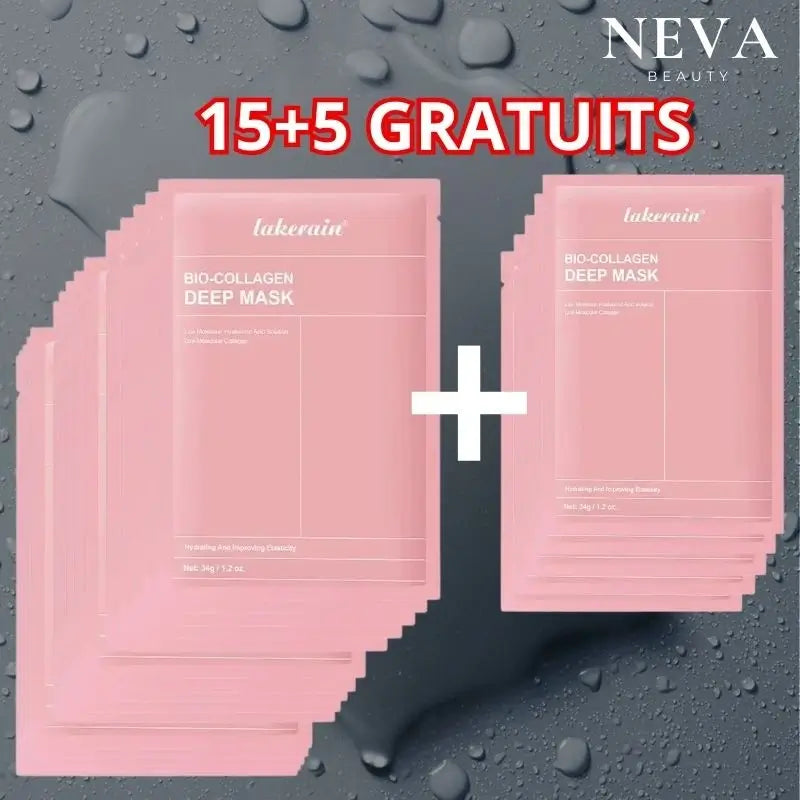 NevaGen™ Masque Collagène – Pose légère, éclat intense