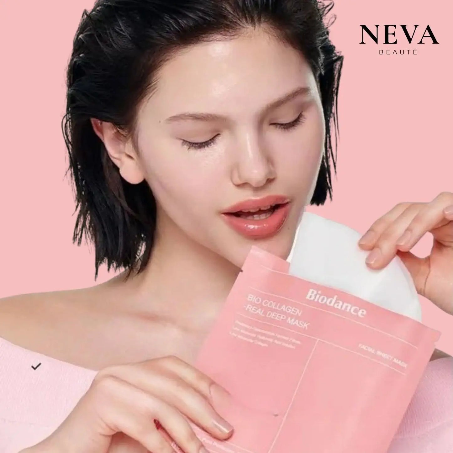 NevaGen™ Masque Collagène – Pose légère, éclat intense